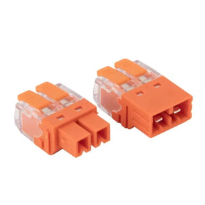 Conversions Tech JINH 10Pcs CMK 64 Quick Lever Wire Connectors 2/3 In and 2/3 Out for Compact Plug Male Female Terminals Universal Blocks