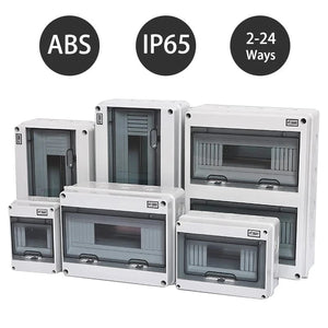 Conversions Tech Junction Box PC Plastic Outdoor Electrical IP65 Waterproof Dustproof Distribution Switch Box