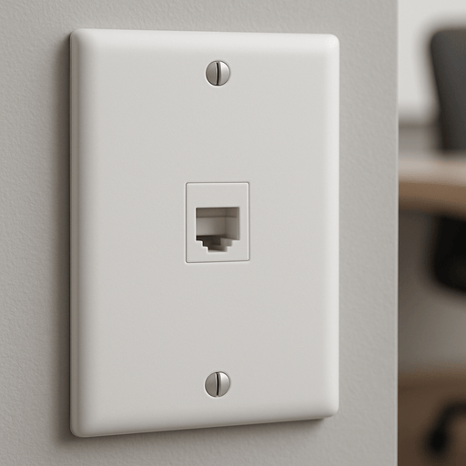 Conversions Technology Keystone Keystone Insert  |  Cat6 Keystone Coupler,  Unshielded White
