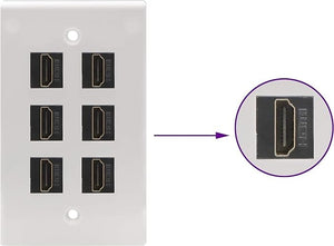 Conversions Technology Keystone Keystone Insert  |  HDMI Coupler Jack,  Black