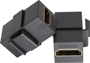 Conversions Technology Keystone Keystone Insert  |  HDMI Coupler Jack,  Black