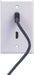 Conversions Technology Keystone Keystone Insert  |  HDMI  |  Coupler Jack,  White