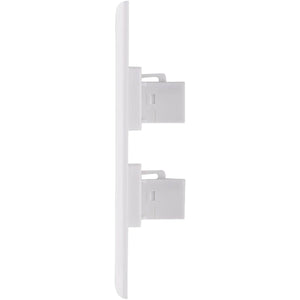 Conversions Technology Keystone Keystone Wall Plate  |  2 Hole,  1-Gang,  White