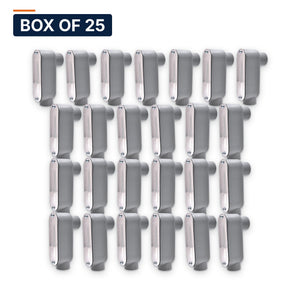 Conversions Tech Electrical > Conduit Fittings > Conduit Bodies Box of 25 ($3.88 ea) LB Conduit Body 3/4 in. Threaded, Rigid/IMC, Copper-Free Aluminum, with Cover & Gasket | 675-30002