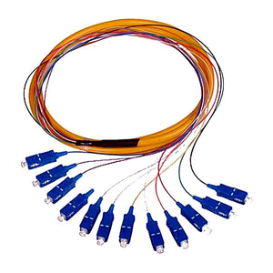 Conversions Tech Fiber Optic 2.5 m LC/APC Single-Mode Fiber Pigtail | 9/125 OS2 | 2.5 m
