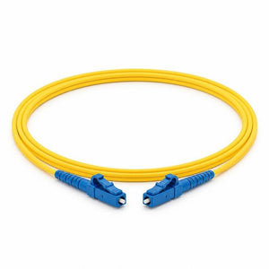 Conversions Tech Fiber Optic LC/UPC to LC/UPC Fiber Patch Cable | Single-Mode Simplex 9/125 OS2