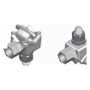Conversions Tech Electrical > Utility > Arrester Connectors Lightning Arrester Connector, Type LAT | Bronze, 3/8-16 Stud, Ground Lead 8 AWG to 2/0 | ILAT20