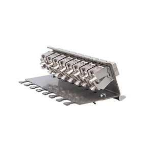 Conversions Tech Linkwylan Keystone Frame Holder for DIN Rail Mounting Plate Electrical Distribution Box DIN-Rail Adapter 1/2/3/4/8-Ports