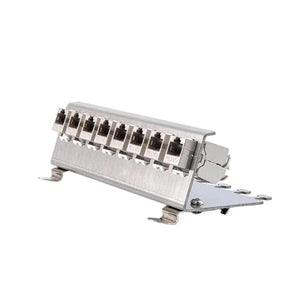 Conversions Tech Linkwylan Keystone Frame Holder for DIN Rail Mounting Plate Electrical Distribution Box DIN-Rail Adapter 1/2/3/4/8-Ports