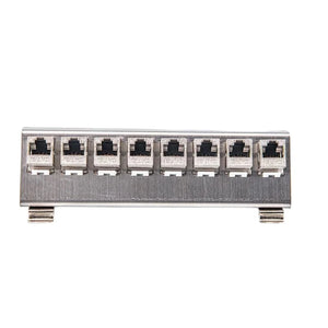 Conversions Tech Linkwylan Keystone Frame Holder for DIN Rail Mounting Plate Electrical Distribution Box DIN-Rail Adapter 1/2/3/4/8-Ports