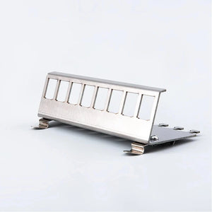 Conversions Tech 8-Ports / CHINA Linkwylan Keystone Frame Holder for DIN Rail Mounting Plate Electrical Distribution Box DIN-Rail Adapter 1/2/3/4/8-Ports