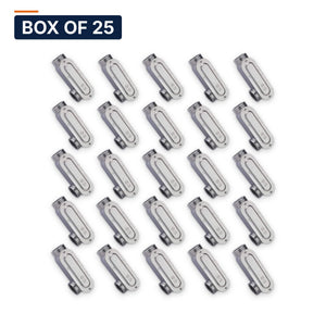 Conversions Tech Electrical > Conduit Fittings > Conduit Bodies Box of 25 ($2.92 ea) LL Conduit Body 1/2 in. Threaded, Rigid/IMC, Copper-Free Aluminum, with Cover & Gasket | 675-30021