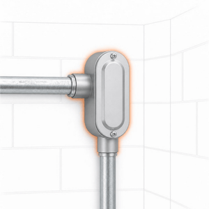 Conversions Tech Electrical > Conduit Fittings > Conduit Bodies LL Conduit Body 1/2 in. Threaded, Rigid/IMC, Copper-Free Aluminum, with Cover & Gasket | 675-30021