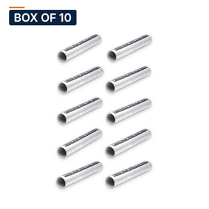 Conversions Tech Electrical > Connectors > Compression Splices Box of 10 ($4.29 ea) Long Barrel Compression Splice 2/0 AWG Copper | 90°C, Black Code