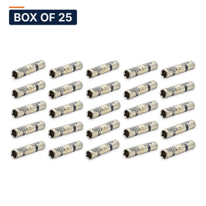 Conversions Tech Electrical > Connectors > Compression Splices Box of 25 ($2.64 ea) Long Barrel Copper Compression Sleeve 4 AWG | Tin-Plated, Gray