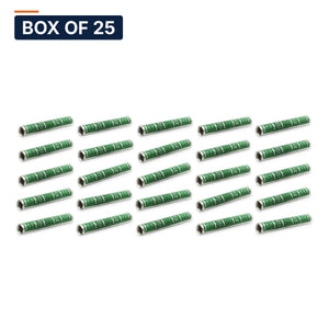 Conversions Tech Electrical > Connectors > Compression Splices Box of 25 ($3.92 ea) Long Barrel Copper Compression Splice 1 AWG | 90°C, UL Listed