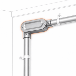 Conversions Tech Electrical > Conduit Fittings > Conduit Bodies LR Conduit Body 1/2 in. Set-Screw, EMT, Copper-Free Aluminum, with Cover & Gasket | 677-30031