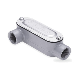 Conversions Tech Electrical > Conduit Fittings > Conduit Bodies LR Conduit Body 3/4 in. Threaded, Rigid/IMC, Copper-Free Aluminum, with Cover & Gasket | 675-30032