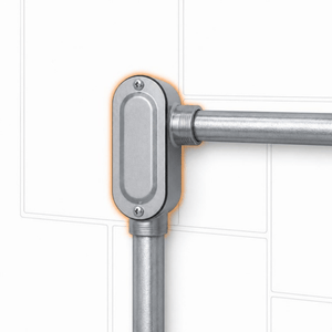 Conversions Tech Electrical > Conduit Fittings > Conduit Bodies LR Conduit Body 3/4 in. Threaded, Rigid/IMC, Copper-Free Aluminum, with Cover & Gasket | 675-30032