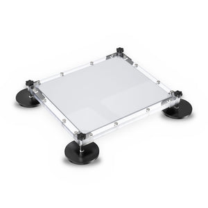 CT-SK0113 Starlink Mini magnetic roof mount, clear case with four magnet pads, on white
