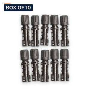 Conversions Tech Solar > MC4 Connectors Box of 10 ($1.19 ea) MC4 Evo2 Female Connector, 1500 V DC | 10-12 AWG, IP67, UL94 V-0 | 4904-1500-F