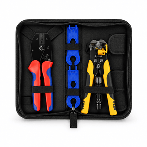 Conversions Tech Solar > MC4 Connectors MC4 Solar Connector Tool Kit | Ratcheting Crimper, Wire Stripper, Spanners, Connectors | 4904-9002