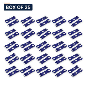 Conversions Tech MC4 Spanner Wrench Set, Pair - Box of 25 - assembly and disassembly tool for MC4 solar connectors