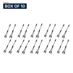Conversions Tech Solar > MC4 Connectors Box of 10 ($5.50 ea) MC4 Y-Branch Parallel Adapter, 2 to 1 | Pair, 1000 V DC, 30 A | 4904-442