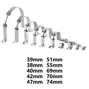 Conversions Tech Metal Saddles Tube Pipe Clamp U Conduit Bracket for Heavy Duty Application .Y1QB