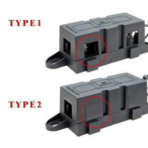 Conversions Tech 60A / 32 V Mini 50-300A MEGA ANM Fuse Link Block for Car RV 32V Automotive Fuse Holder with 100A and 6A Adapter Ceramic Plastic Material