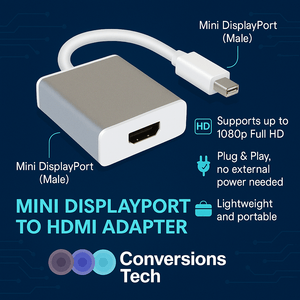 Conversions Technology A/V Adapter Mini DisplayPort to HDMI adapter
