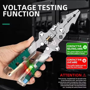 Conversions Tech Multifunction Scissors For Electric Wire Wire Stripper Scissors With Electrical Test Electrician Tools Stripper Pliers Cutting