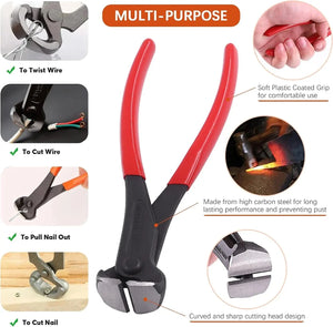 Conversions Tech Multifunctional Puller, Pliers, Cutting Pliers, Woodworking Tools, Stapler Puller, Thumbnail Remover, Cat Claw Nail Puller