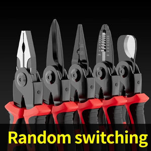 Conversions Tech Pliers set / CHINA Multifunctional Replaceable Electrician Pliers Wire Stripping Pliers Wire Cutting Needle Nosed Pliers Special Tools Electricians
