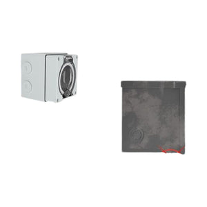 Conversions Technology NEMA 14-50R Receptacle with Protective Box for EVs, RVs, generators, and welding machines.