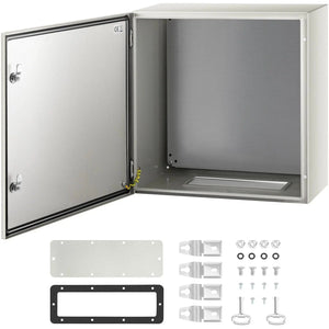 Conversions Tech Default NEMA Steel Enclosure, 24 x 24 x 12'' NEMA 4X Steel Electrical Box, IP66 Waterproof & Dustproof, Outdoor/Indoor Electrical Juncti