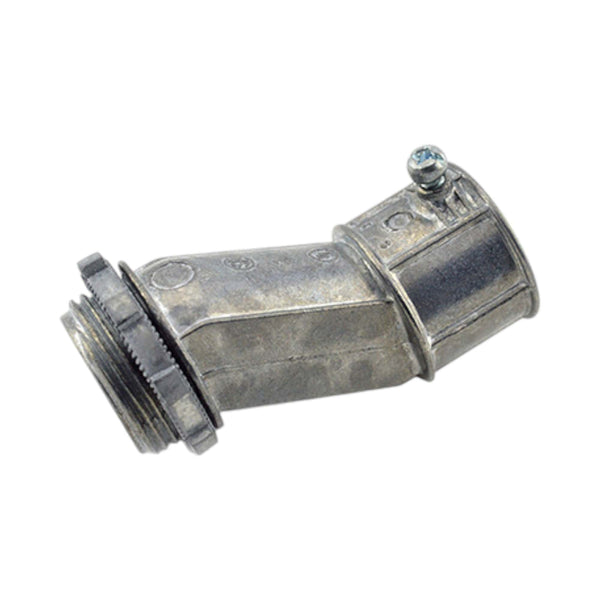 Conversions Technology Offset Connector EMT to Box Zinc Die Cast, W/ UL Mark 1"