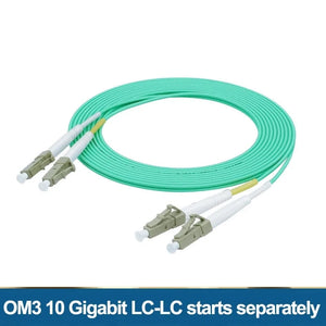 Conversions Tech OM3 10G multi-mode dual-core SC/LC/FC/ST optical fiber jumper PVC/LSZH 1/3/5m network grade jumper pigtail