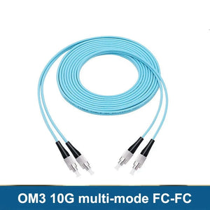 Conversions Tech OM3 10G multi-mode dual-core SC/LC/FC/ST optical fiber jumper PVC/LSZH 1/3/5m network grade jumper pigtail