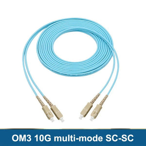 Conversions Tech OM3 10G multi-mode dual-core SC/LC/FC/ST optical fiber jumper PVC/LSZH 1/3/5m network grade jumper pigtail