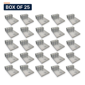 Conversions Tech Electrical > Connectors > Aluminum Connectors Box of 25 ($5.88 ea) Panelboard Connector, 3-Barrel, 1-Hole | 14 AWG to 1/0 AWG, 3/8 in Stud, Dual-Rated AL9CU, UL 486B | 210-99020