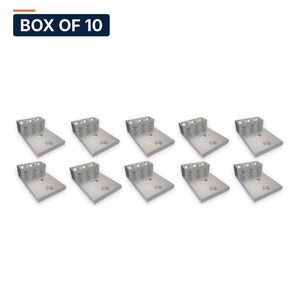 Conversions Tech Electrical > Connectors > Aluminum Connectors Box of 10 ($6.29 ea) Panelboard Connector, 3-Barrel, 1-Hole | 14 AWG to 1/0 AWG, 3/8 in Stud, Dual-Rated AL9CU, UL 486B | 210-99020