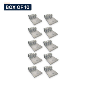Conversions Tech Electrical > Connectors > Aluminum Connectors Box of 10 ($14.69 ea) Panelboard Connector, 3-Barrel, 1-Hole | 6 AWG to 250 kcmil, 1/2 in Stud, Dual-Rated AL9CU, UL 486B | 210-99022