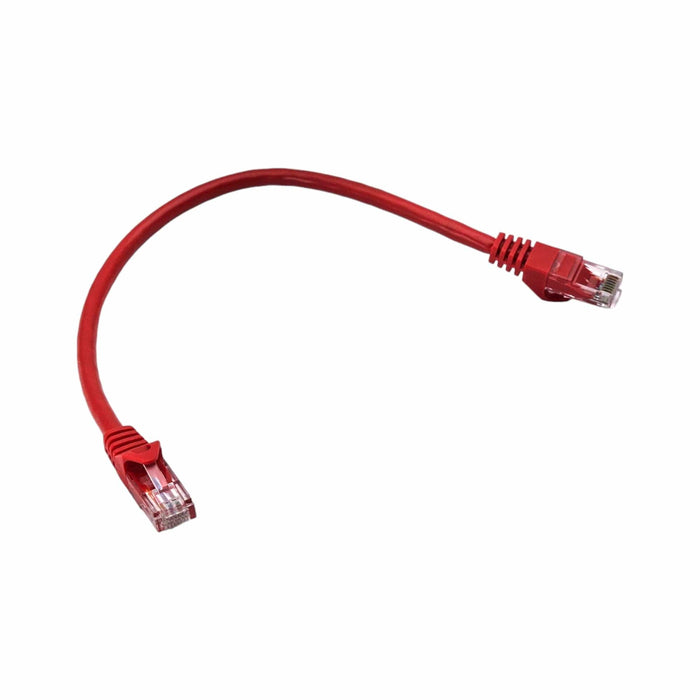 Sigma Wire & Cable Network Patch Cables Patch Cord  | Cat6 High speed ethernet patch cable  Red  1ft
