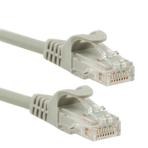 Sigma Wire & Cable Network Patch Cables Patch Cord Cat6,  Snagless Gray  1ft