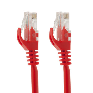 Sigma Wire & Cable Network Patch Cables Patch Cord  |  Cat6,  Snagless Red  3ft