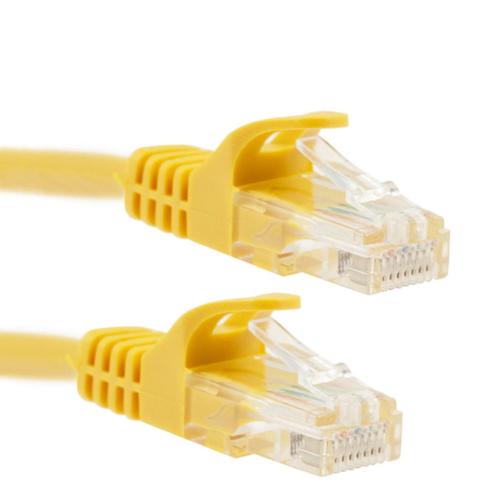Sigma Wire & Cable Network Patch Cables Patch Cord Cat6,  Snagless Yellow 25ft