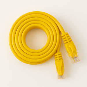 Sigma Wire & Cable Network Patch Cables Patch Cord Cat6,  Snagless Yellow 25ft