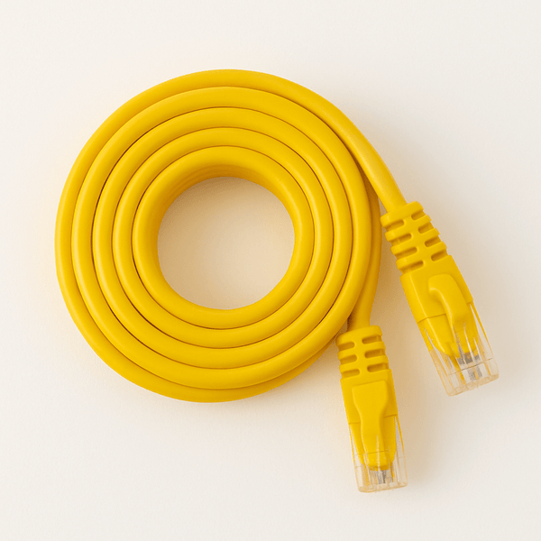 Sigma Wire & Cable Network Patch Cables Patch Cord Cat6,  Snagless Yellow 25ft