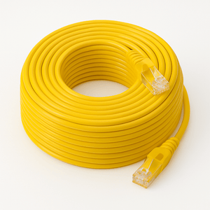 Sigma Wire & Cable Network Patch Cables Patch Cord Cat6 Snagless Yellow  75ft